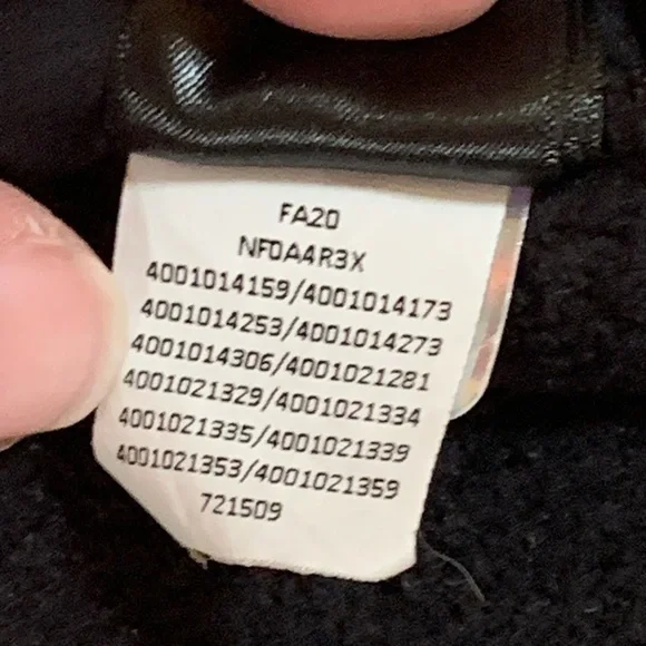 The North Face Women's Black Zip Up Jacket with Hood Size Large Fleece Pockets - Picture 15 of 16